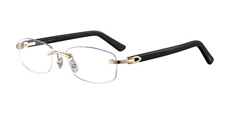 rimless Cartier glasses